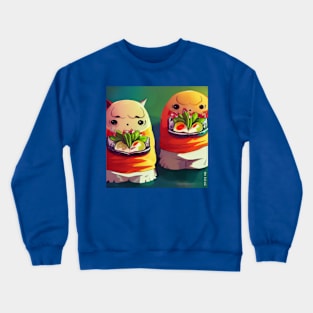 Kawaii Anime Sushi Crewneck Sweatshirt